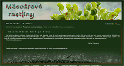 Desktop Screenshot of masozrave-rastliny.plantae.sk