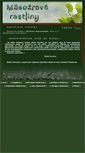 Mobile Screenshot of masozrave-rastliny.plantae.sk